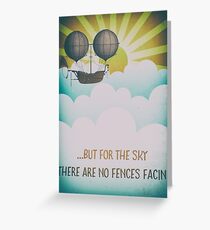 Bob Dylan Fantasy Graphic Music Lyrics Design Greeting Card
