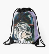 STONE ARROGANT BASTARD Beer Art Print from Original Watercolor - California Beer Art - Bar Room - Cave Beer Drawstring Bag