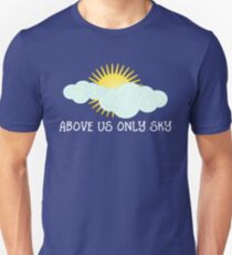 Imagine - John Lennon - Above Us Only Sky Lyrics Text Unisex T-Shirt