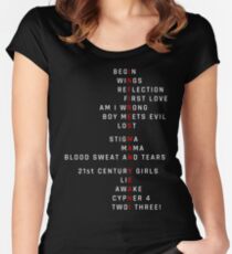 Wings Theory: Infires - BTS - White Women's Fitted Scoop T-Shirt