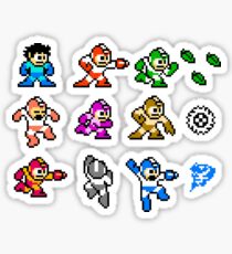 MegaMan Rainbow Sticker