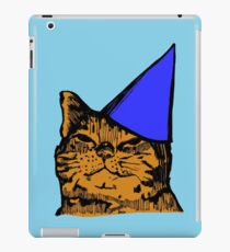 Party Cat (Blue) iPad Case/Skin