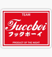 Team Fuccboi Sticker Sticker