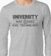 University of Mad Science and Evil Technology Long Sleeve T-Shirt