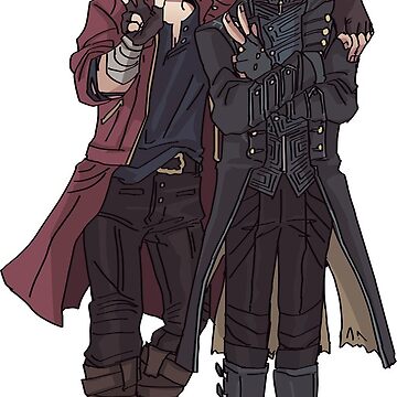 Devil May Cry - Dante and Vergil Greeting Card by Azrael Art