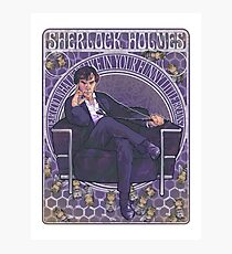 Sherlock Art Nouveau Photographic Print