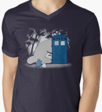 Curious Forest Spirits Men's V-Neck T-Shirt