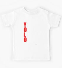 You only live once, said no kitty, ever. YOLO Kids Tee