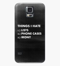 Lustiger ironischer Telefonkasten Hülle & Klebefolie für Samsung Galaxy