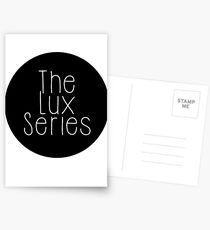 The Lux Series - Black Circle Postcards