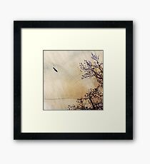 Woodcut Framed Print