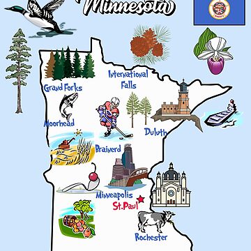 Minneapolis-Saint Paul Attractions Map