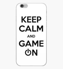 Keep calm and game on. iPhone Case