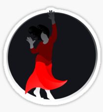 God In Her Feet Sticker