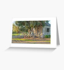 Family Bike Ride..... Greeting Card
