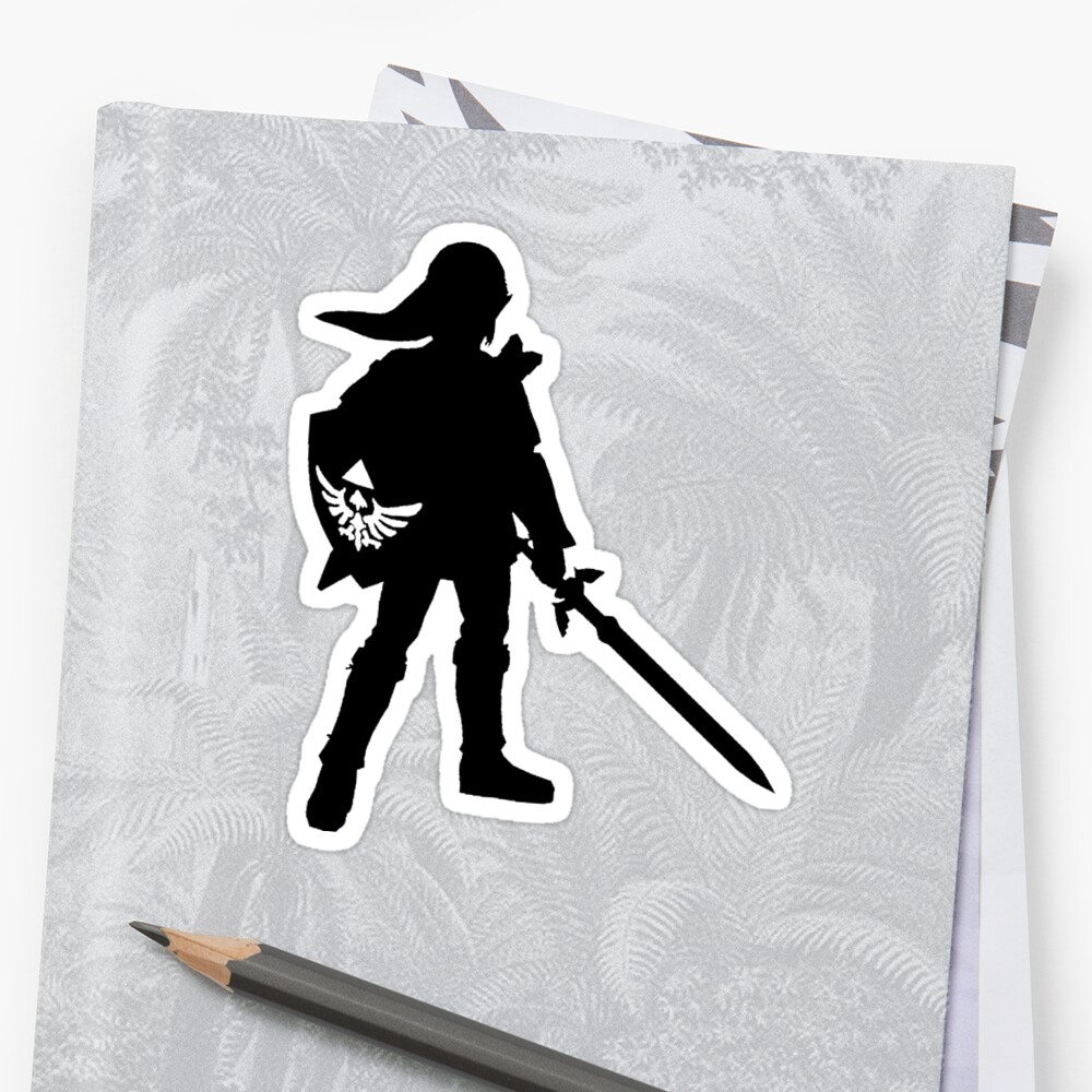 Link Zelda Silhouette Design Silhouette Cameo Final F - vrogue.co