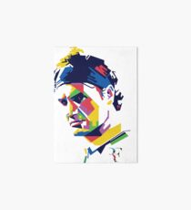 Roger Federer art Art Board Print