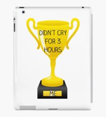 Didn't Cry Trophy iPad Case/Skin