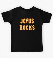 Jesus Felsen Kinder T-Shirt