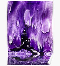 The Kings purple castle painting in wax Poster