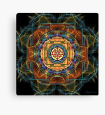 The Sri Yantra - Sacred Geometry Canvas Print