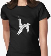 BLADERUNNER ORIGAMI UNICORN Women's Fitted T-Shirt