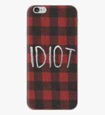 IDIOT (roter Flannel) iPhone-Hülle & Cover