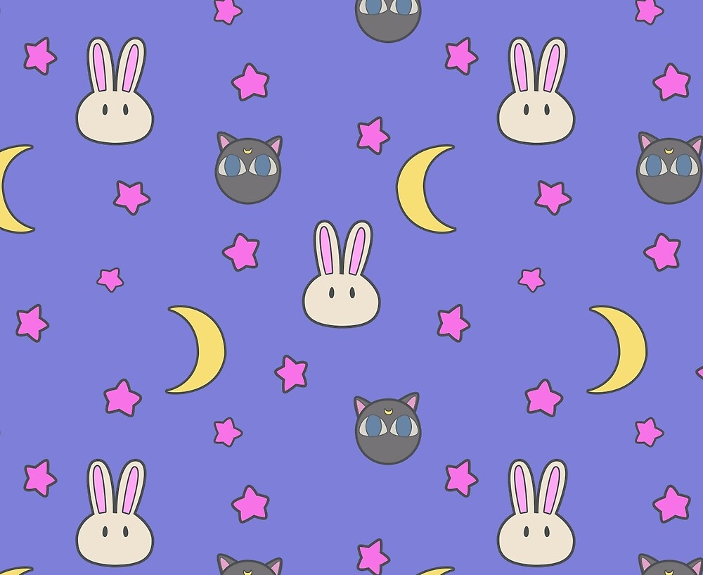 "Sailor Moon R inspired Chibusa LunaP Bedspread Blanket Print SuperS