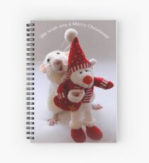 Wishing you all a Merry Christmas! Spiral Notebook