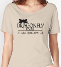 Camiseta ancha para mujer Camisa Dragonfly Inn - Gilmore Girls, Stars Hollow, Lorelai, Rory