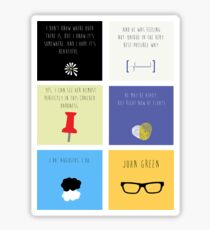 Last Words - John Green edition Sticker