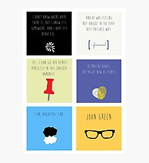 Last Words - John Green edition Photographic Print