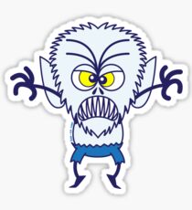 Scary Halloween Werewolf Emoticon Sticker