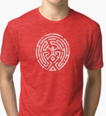 Westworld Maze Distressed Tri-blend T-Shirt