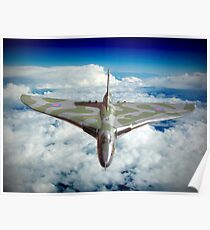 Vulcan XH558 In The Sky !! Poster