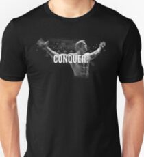 Arnold Schwarzenegger Mr Olympia Conquer Unisex T-Shirt