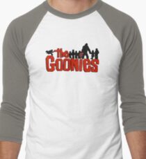 The Goonies logo and characters Men's Baseball ¾ T-Shirt