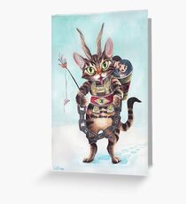 Krampus Kitty Grußkarte