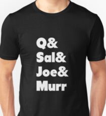 Impractical Jokers Line-Up (Font 1) (White Text) Unisex T-Shirt