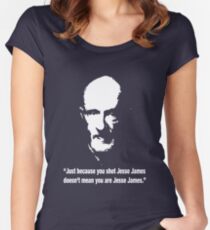 Mike Ehrmantraut breaking bad please change colour to view Women's Fitted Scoop T-Shirt