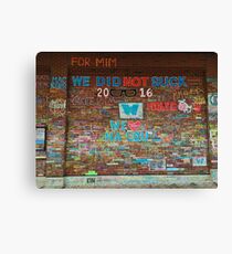 WE DID NOT SUCK Canvas Print