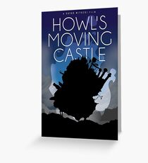 Howl's Moving Castle Greeting Card