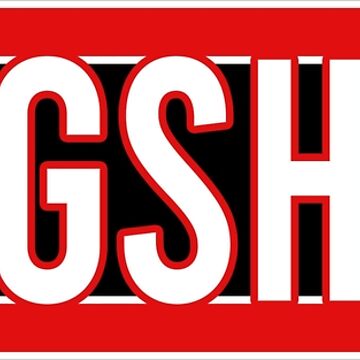 Gsh on Chicago Bears Sticker for Sale by Akourshop