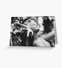 Black and White Let Go Photograph Greeting Card