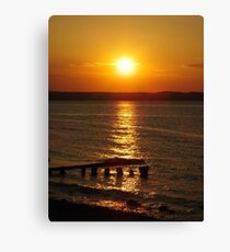 Golden Coast Canvas Print