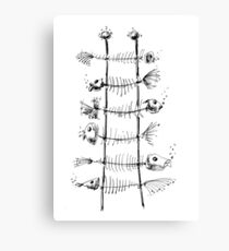 Fishbone Ladder Canvas Print