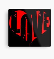 Love in Heart Metal Print