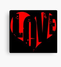 Love in Heart Canvas Print