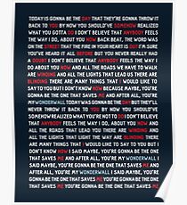 Oasis - Wonderwall Poster