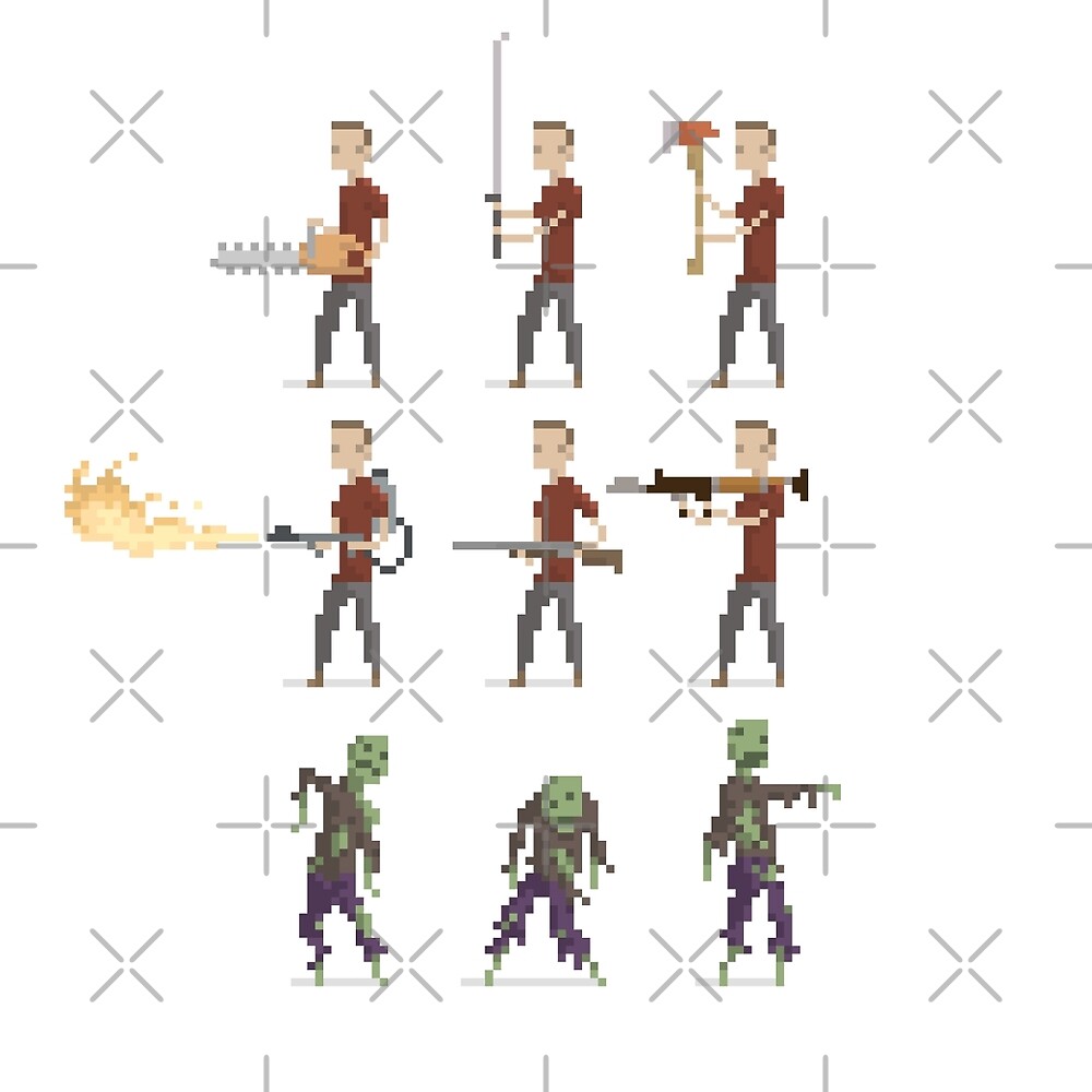 Zombie Pixel Art